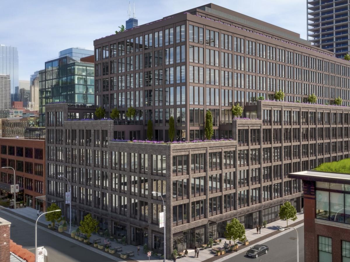 Construction tops out at 919 W. Fulton | Urbanize Chicago